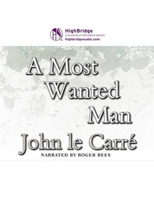 cover image of A Most Wanted Man